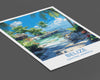 Belize Travel Print, Travel Poster of Belize, Central America Poster, Belize Wall Art Lovers Gift