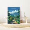 Honduras Travel Poster, Travel Print of Honduras, Central America Poster, Honduras Wall Art Lovers Gift