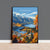 Queenstown Travel Poster, Travel Print of Queenstown, New Zealand Art Lovers Gift, Queenstown Wall Art