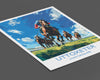 Uttoxeter Travel Poster Wall Art, Travel Print of Uttoxeter , Staffordshire, England, Uttoxeter Races Art Lovers Gift, England Art Gift