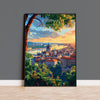 Budapest Travel Poster Wall Art, Travel Print of Budapest, Budapest Art Lovers Gift, Hungary Art Gift