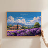 Provence Travel Poster Wall Art Landscape, Travel Print of Provence , Provence Art Lovers Gift,France Art Gift