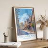 Stow on the Wold Travel Poster, Travel Print of Stow on the Wold, Gloucestershire Cotswolds Gift, England, Stow on the Wold Art Lovers Gift