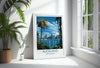 Auckland Travel Print, Travel Poster of Auckland, New Zealand Art Lovers Gift, Auckland Wall Art