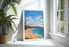 Manly Beach Print, Travel Poster of Manly Beach, Sydney, New South Wales, Australia, Travel Gift