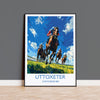 Uttoxeter Travel Poster Wall Art, Travel Print of Uttoxeter , Staffordshire, England, Uttoxeter Races Art Lovers Gift, England Art Gift