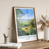 Windsor Great Park Travel Print, Travel Poster of Windsor Great Park , Berkshire, England, Windsor Gift, Wall Art Print