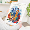 London Skyline Travel Print Wall Art, London Skyline Travel Poster, London City, England City Art, UK Art Gift, London Lovers Gift