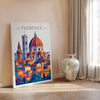 Florence Skyline Travel Print Wall Art, Florence Skyline Travel Poster, Florence City, Italy City Art Gift, Florence Art Lovers Gift