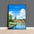 Abingdon Poster, Travel Print of Abingdon,Abingdon Art Lovers Gift,Oxfordshire, English Countryside Wall Art Print