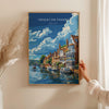 Henley on Thames Poster, Travel Print of Henley,Henley on Thames Art Lovers Gift,Oxfordshire, English Countryside Wall Art Print