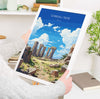 Gobekli Tepe Travel Poster Wall Art, Travel Print of Gobekli Tepe, Turkey Wall Art, Gobekli Tepe Art Lovers Gift, Wall Art Print