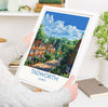 Tadworth Travel Print, Travel Poster of Tadworth, Surrey Poster, Tadworth Art Gift, London Art Lovers UK Travel Gift