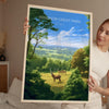 Windsor Great Park Travel Poster, Travel Print of Windsor Great Park , Berkshire, England, Windsor Gift, Wall Art Print