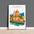 Florence Skyline Travel Poster Wall Art, Florence Skyline Travel Print, Florence City, Italy City Art Gift, Florence Art Lovers Gift