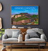 Grand Canyon Travel Poster, Travel Print of Grand Canyon, Arizona, USA,Limited Edition