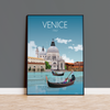 Venice Travel Poster, Travel Print of Venice, City of Venice, Italy