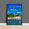 Isle of Man Travel Print, Isle of Man Poster, Isle of Man, British Isles, UK Travel Poster