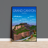 Grand Canyon Travel Poster, Travel Print of Grand Canyon, Grand Canyon, Arizona, USA