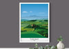 Tuscany Travel Poster, Travel Print of Tuscany, Region of Italy