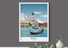 Venice Travel Poster, Travel Print of Venice, City of Venice, Italy