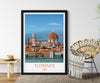 Florence Travel Poster, Travel Print of Florence, City of Florence, Italy, Italy Travel Poster, Florence Cityscape