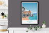 Amalfi Coast travel print, Amalfi Travel poster, Italy print