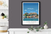 Cape Town Travel Poster , Travel Print of Cape Town, City of Cape Town, South Africa