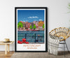 Amsterdam Travel Poster, Travel Print of Amsterdam, Netherlands