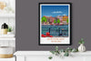 Amsterdam Travel Poster, Travel Print of Amsterdam, Netherlands