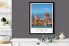 Florence Travel Poster, Travel Print of Florence, City of Florence, Italy, Italy Travel Poster, Florence Cityscape