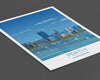 Perth Travel Print, Travel Poster of Perth, Australia