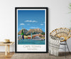 Cape Town Travel Poster , Travel Print of Cape Town, City of Cape Town, South Africa