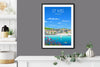 St Ives Travel Poster, Travel Print of St Ives, Cornwall, UK, Travel Poster, St Ives Print