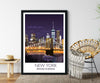 Brooklyn Bridge Travel Print, Travel Poster of Brooklyn Bridge, New York, USA, New York Travel Poster