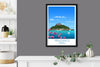 Penzance Travel Print, Travel Poster of Penzance, Cornwall, UK