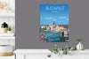 Budapest Travel Poster, Budapest Travel Print, Hungary