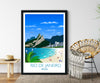 Rio De Janeiro Travel Print, Travel Poster of Rio De Janeiro, Brazil