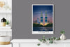 Kuala Lumpur Travel Poster, Travel Print of Kuala Lumpur, Malaysia