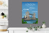 Tower Bridge Travel Print, Tower Bridge Travel Poster, City of London, UK