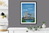 Tower Bridge Travel Print, Tower Bridge Travel Poster, City of London, UK