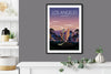 Los Angeles Travel Poster, Travel Print of Los Angeles, City of Los Angeles, California USA