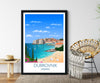 Dubrovnik Travel Print, Travel Poster of Dubrovnik, Croatia