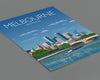 Melbourne Travel Poster, Travel Print of Melbourne, City of Melbourne, Victoria, Australia