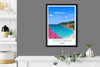 Cote D'Azur Travel Poster, Travel Print of Cote D'Azur, Cote D'Azur, French Riviera, France