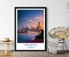 Brisbane Travel Print, Travel Poster of Brisbane, City of Brisbane,Queensland, Australia