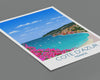 Cote D'Azur Travel Poster, Travel Print of Cote D'Azur, Cote D'Azur, French Riviera, France