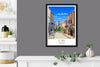 York Poster, Travel Print of York, York, England, UK