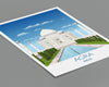 Taj Mahal Travel Print, Taj Mahal Poster, Agra, India