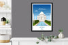 Taj Mahal Travel Print, Taj Mahal Poster, Agra, India